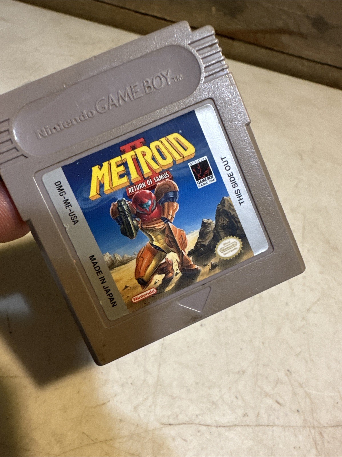 Metroid 2 Return of Samus (Nintendo GameBoy, 1991) Authentic + Vegas Stakes
