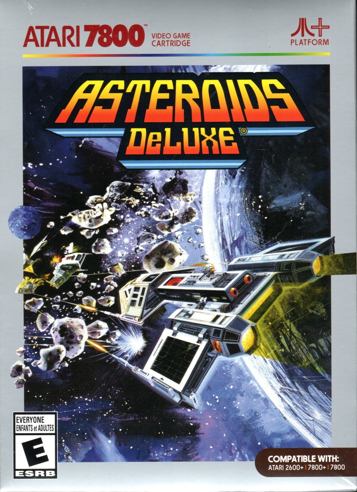 ASTEROIDS DELUXE for ATARI 7800 Game Cartridge. NEW IN BOX