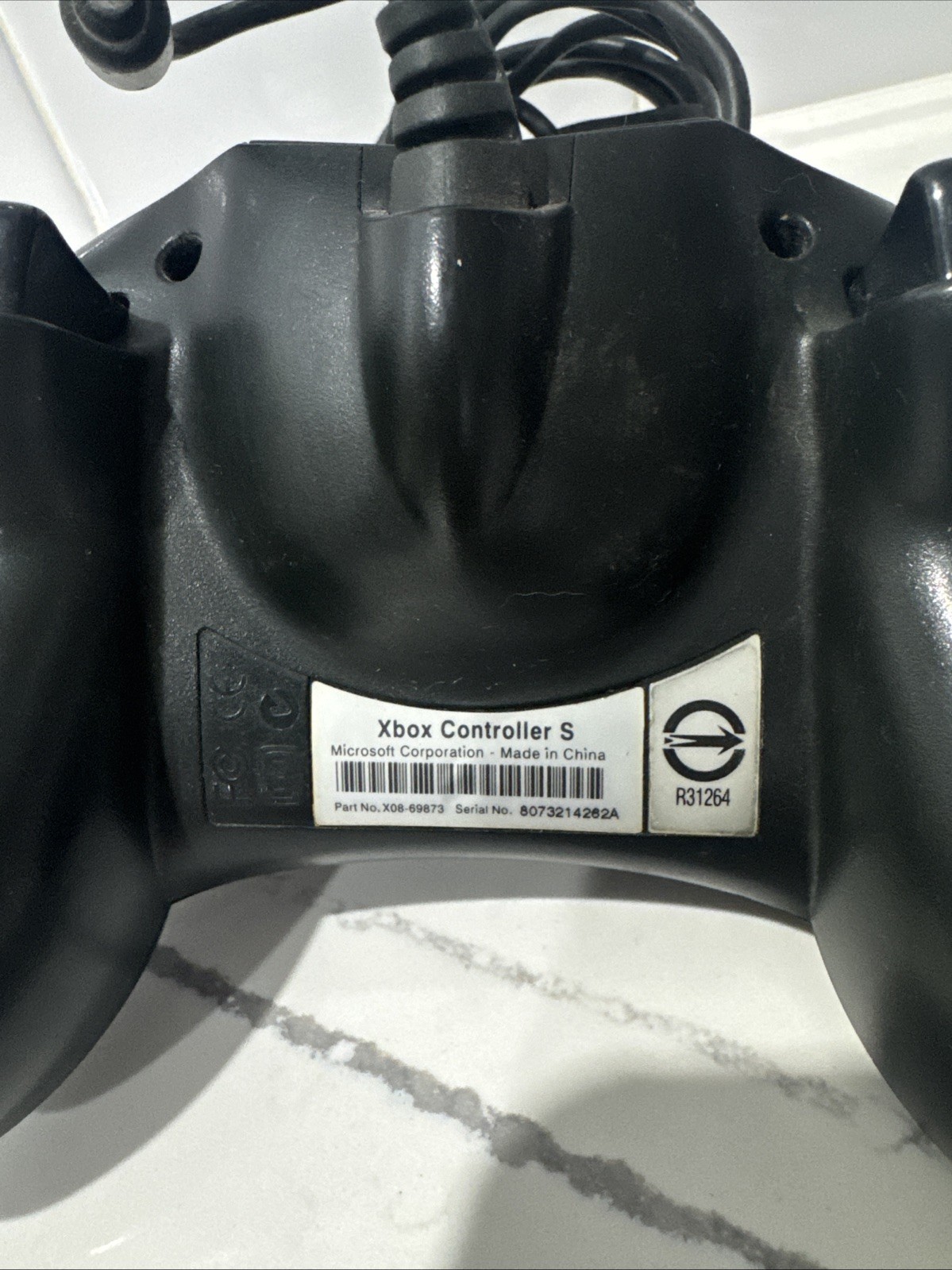 Original XBOX Controller S Wired X08-69873 Black OEM