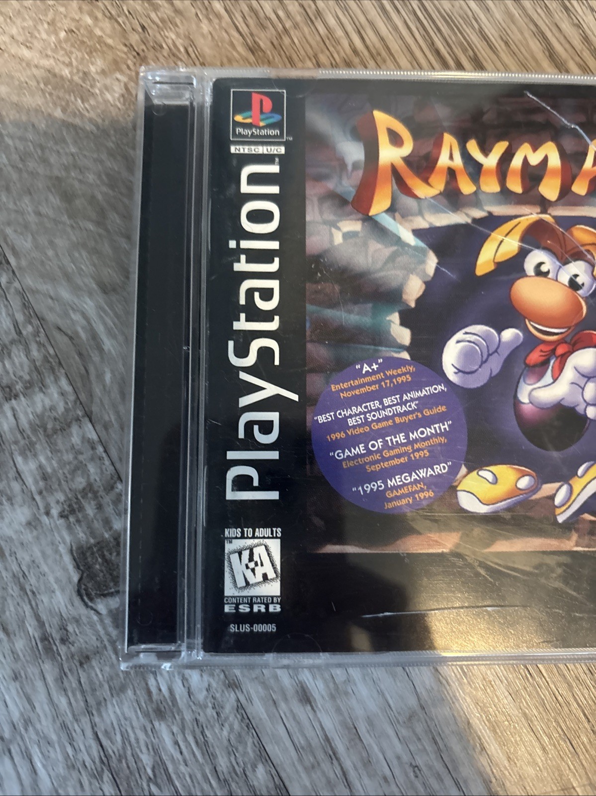 Rayman (Sony PlayStation 1, 1995) Black Label Complete