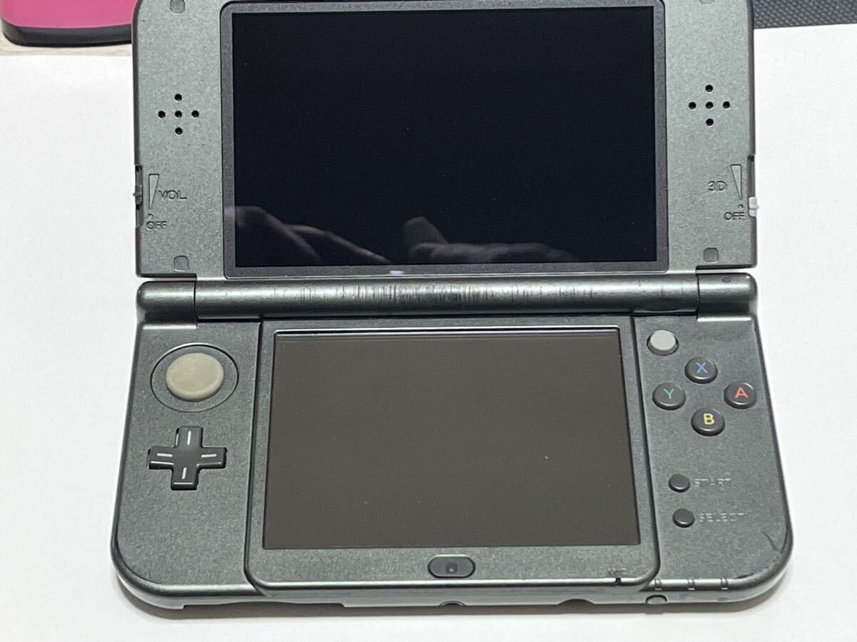 Japanese New Nintendo 3DS XL LL METALLIC BLACK only console RED-001