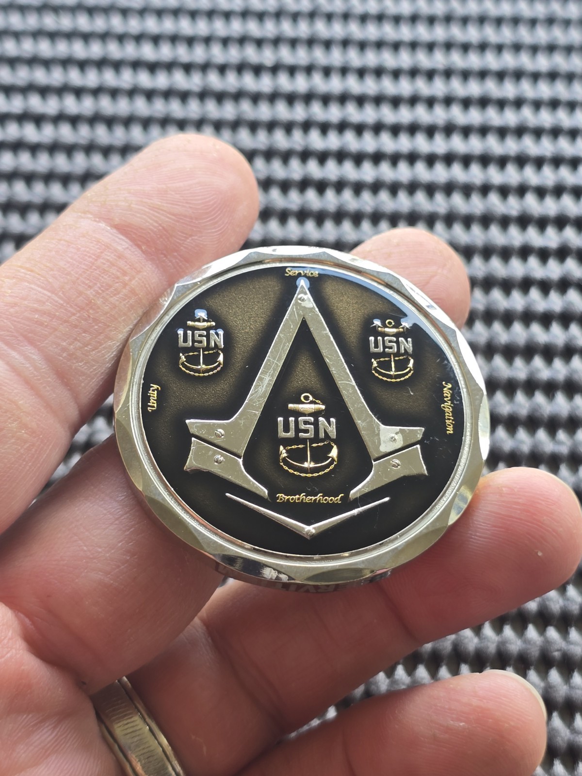 Assassin’s Creed Challenge Coin US NAVY Ubisoft Unity Origin Black Flag Odyssey