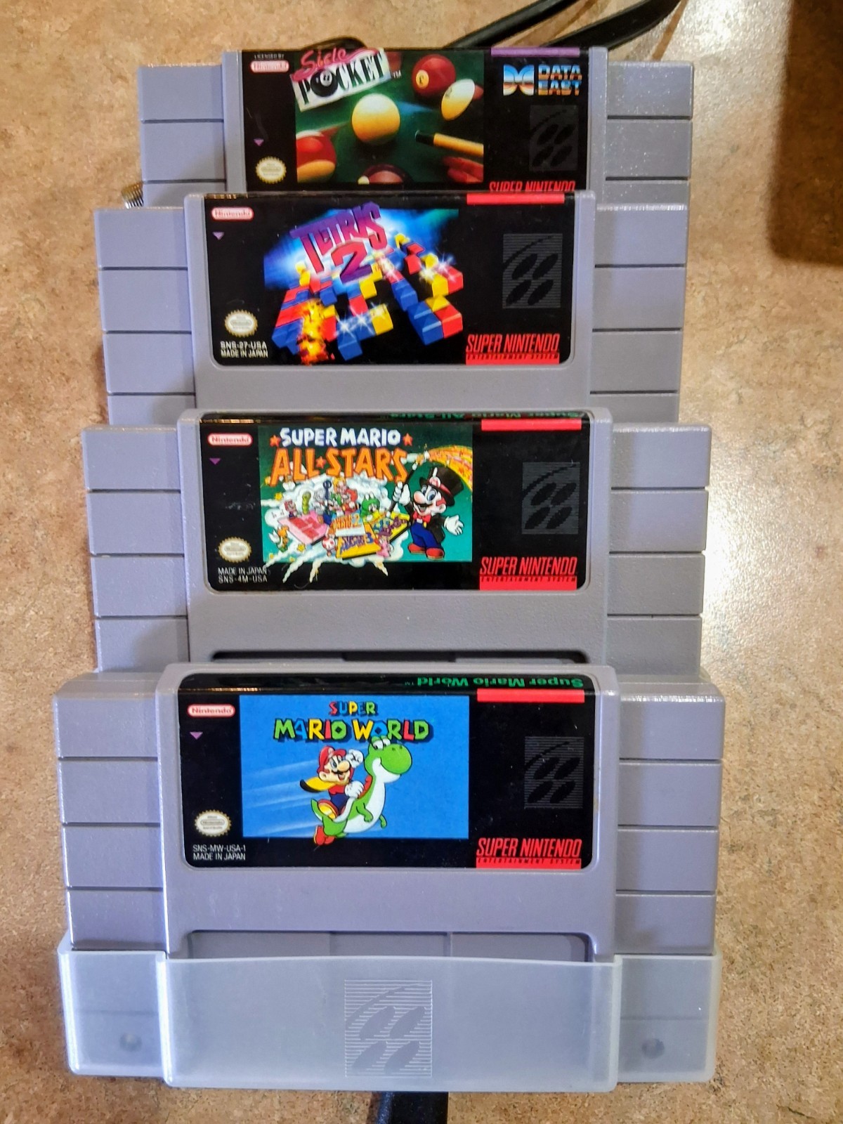 Original Super Nintendo Entertainment System (SNES) in excellent condition