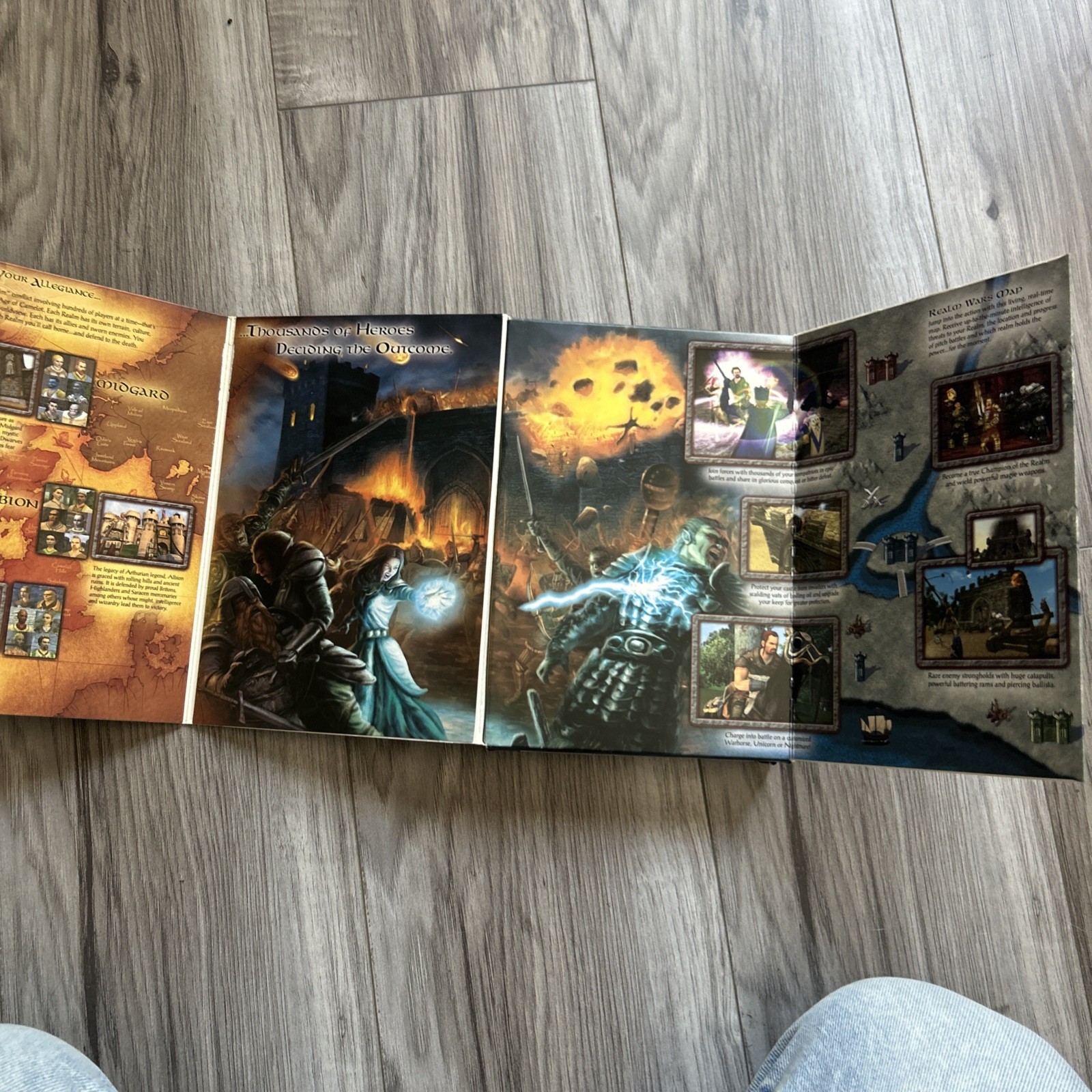 Dark Age of Camelot: Epic Edition (PC, 2005) All 5 Discs And Manuals!