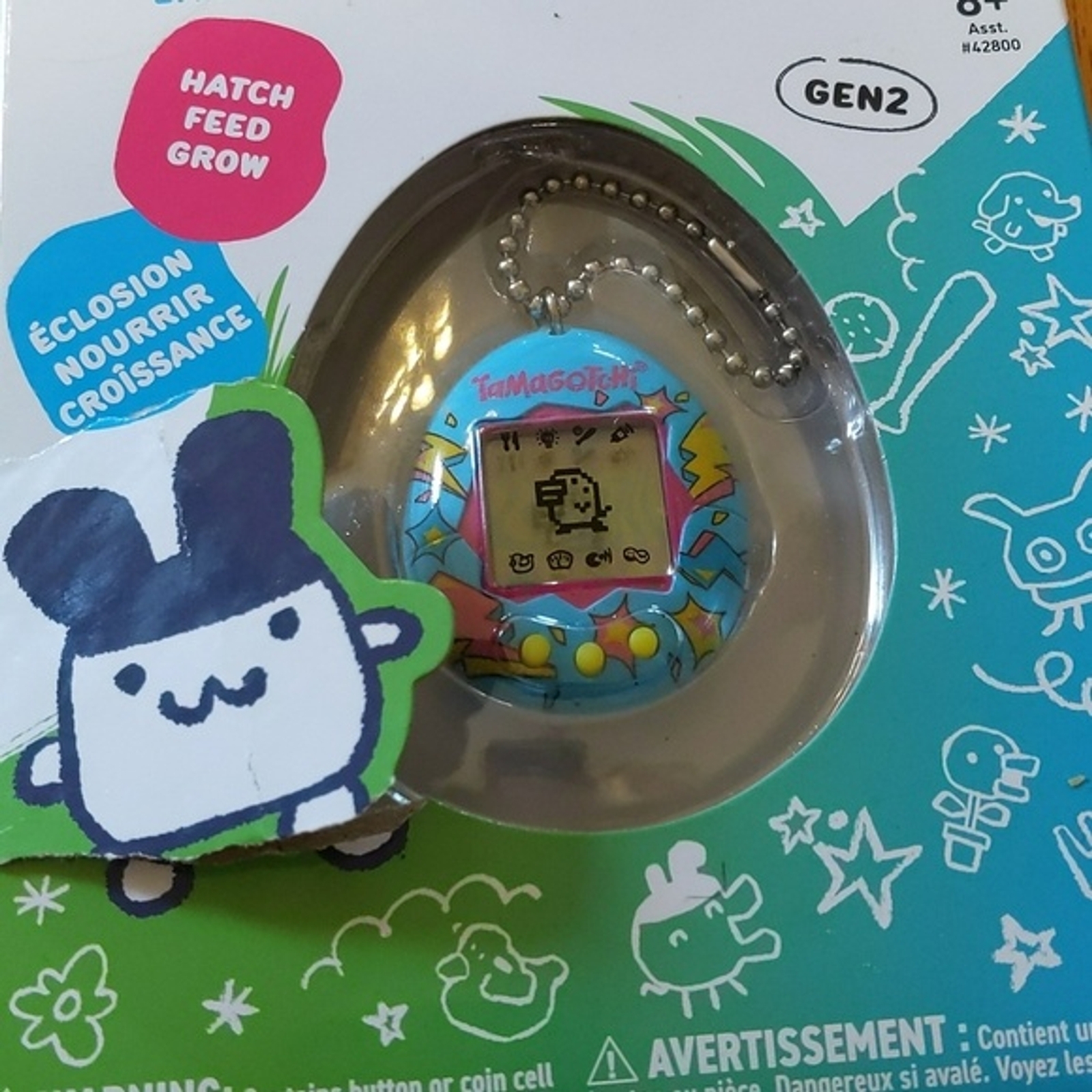 Tamagotchi The Original Virtual Reality Pet BANDAI Gen2 New Sealed Box Blue Pink