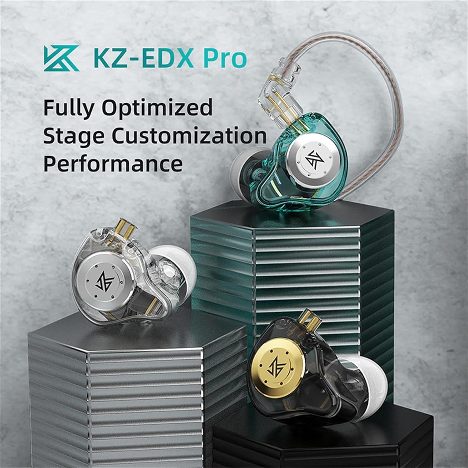 Stylish KZ EDX PRO Gaming Headphones – Sound Isolation & Comfort Fit