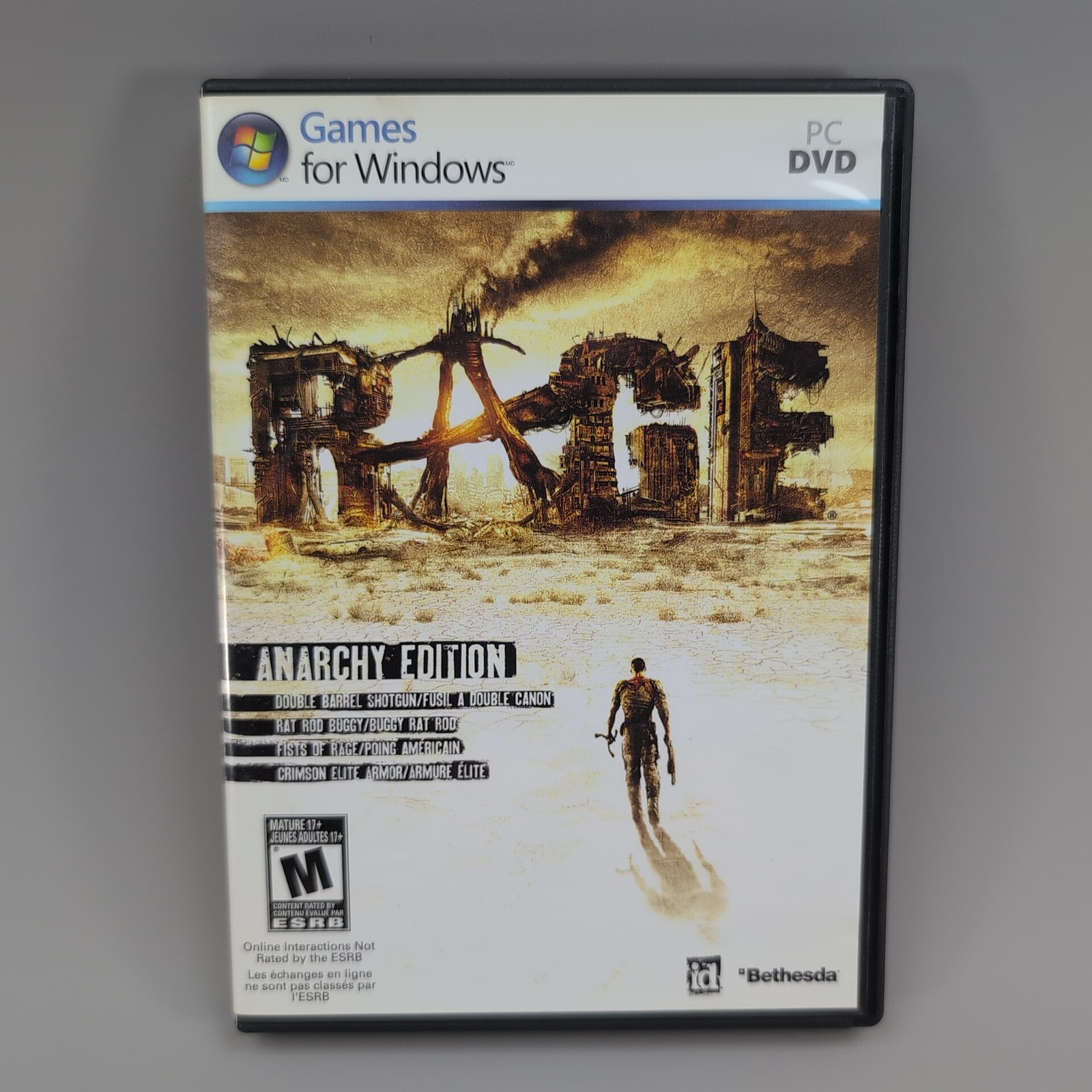 Rage Anarchy Edition PC DVD Video Game Multiplayer Shooter