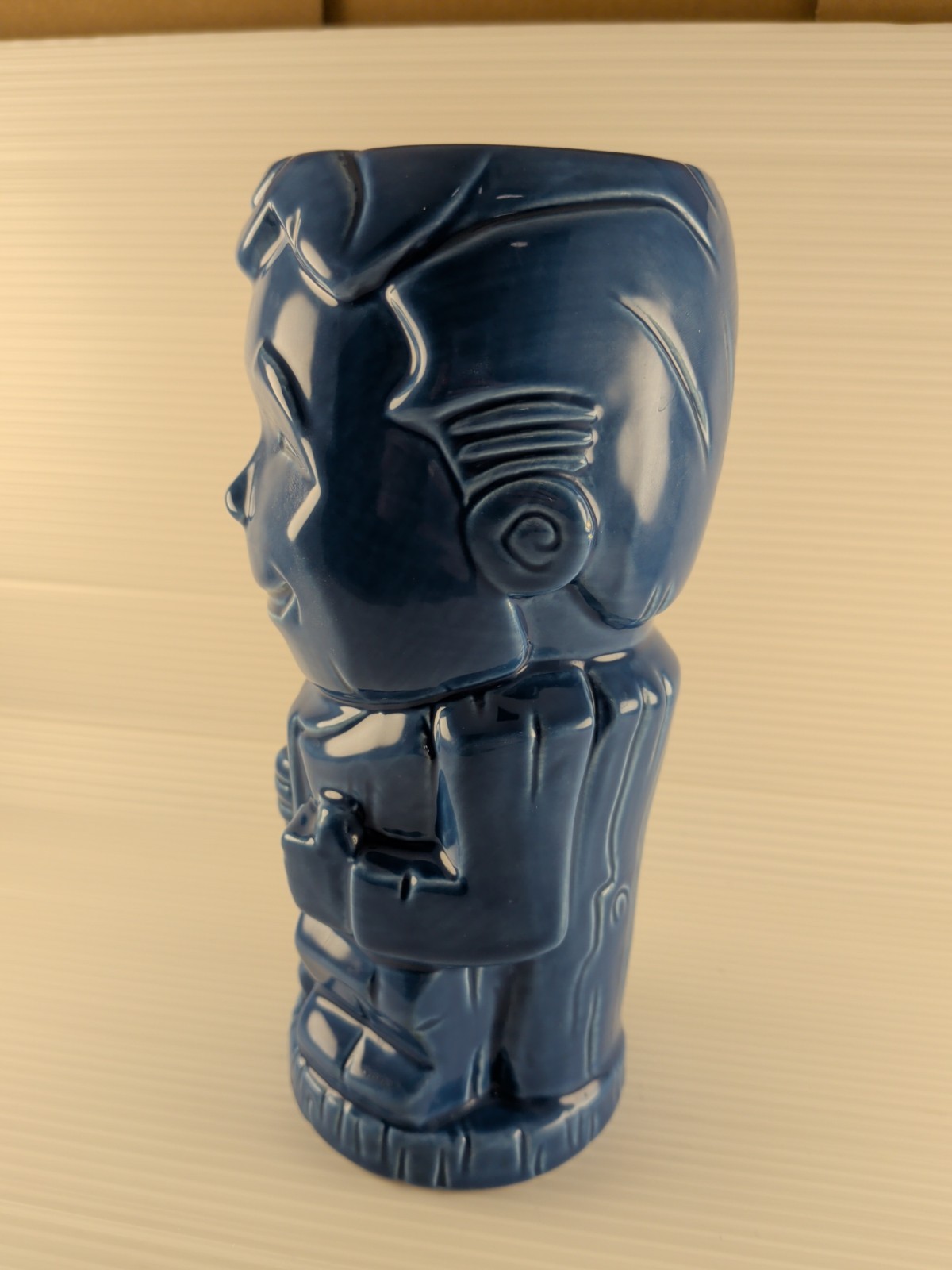Geeki Tikis Fallout Vault Boy Tiki Mug 16oz Blue Ceramic Thinkgeek Bethesda