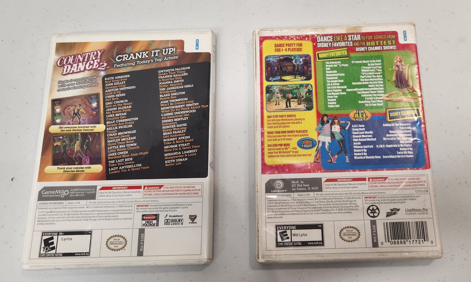 Nintendo Wii Just Dance: Disney Party & Country Dance 2 Tested