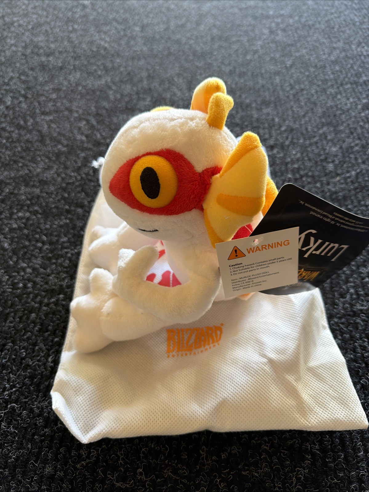 World of Warcraft “Lurky” the Murloc Plush- New w/Bag and Tag