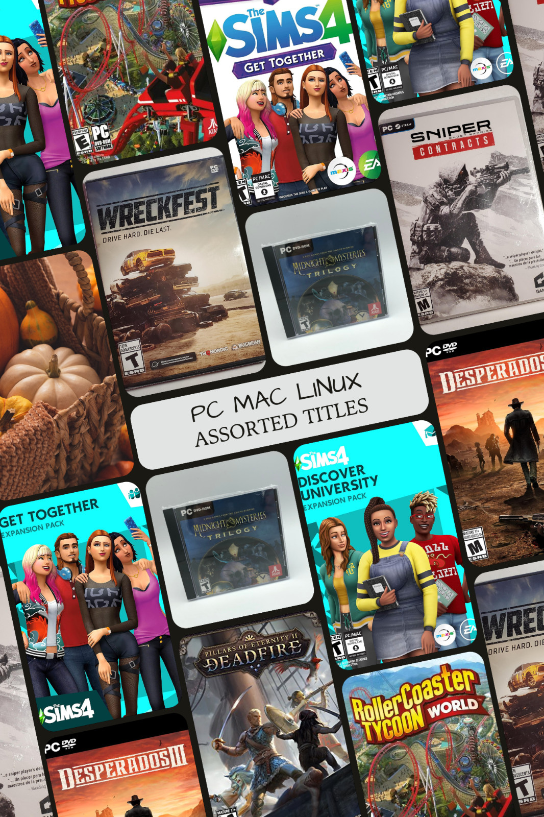 PC GAMES & Expansion Packs – Assorted Titles – Mix & Match