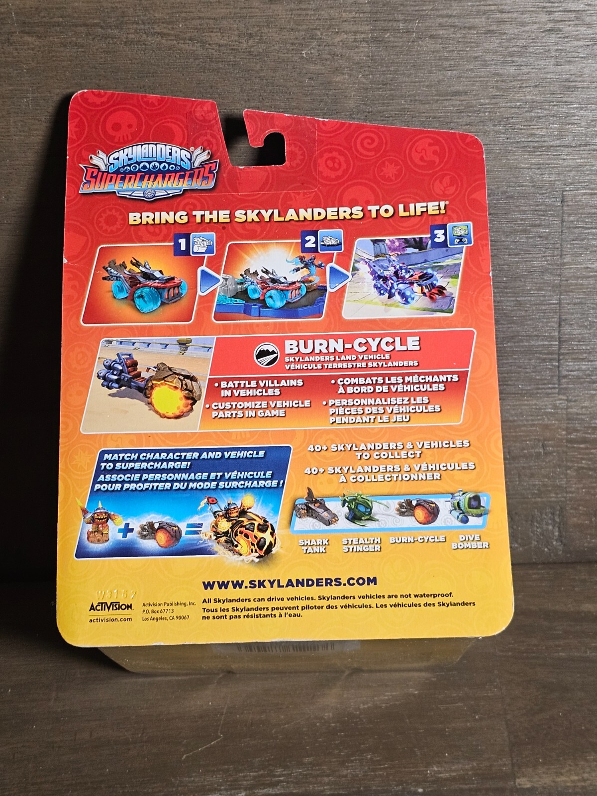 Skylanders Superchargers BURN-CYCLE Land Vehicle Brand New