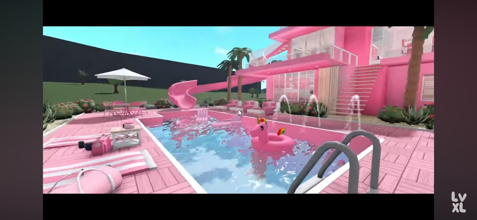BLOXBURG MODERN BARBIE MANSION!FAST AND DETAILED BUILDER FOR CHEAP PRICE