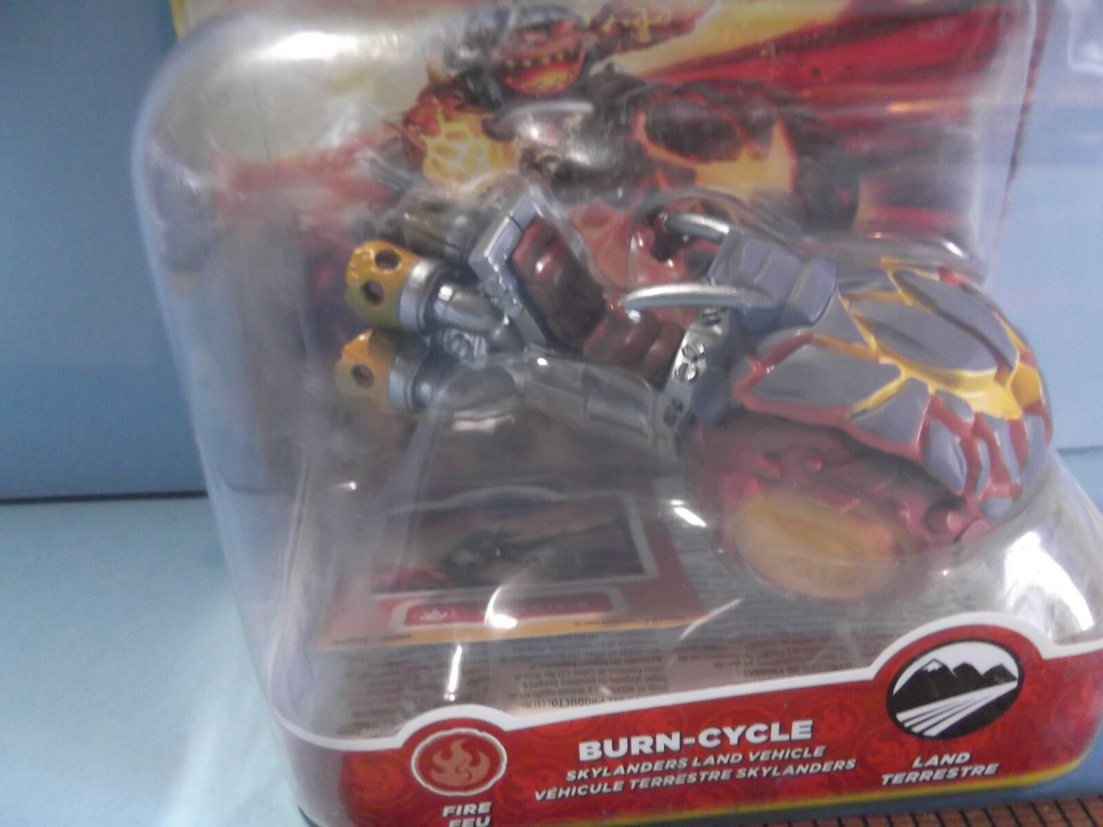 Skylanders superchargers burn cycle “new but packaging came unglued from card”