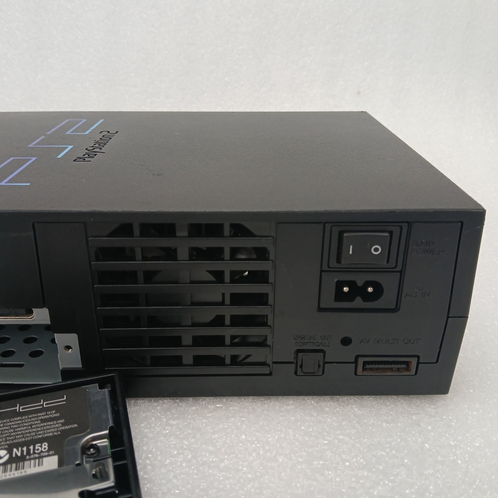 Sony PlayStation 2 PS2 Fat SCPH-39001 Console and SATA Adapter Tested & Working