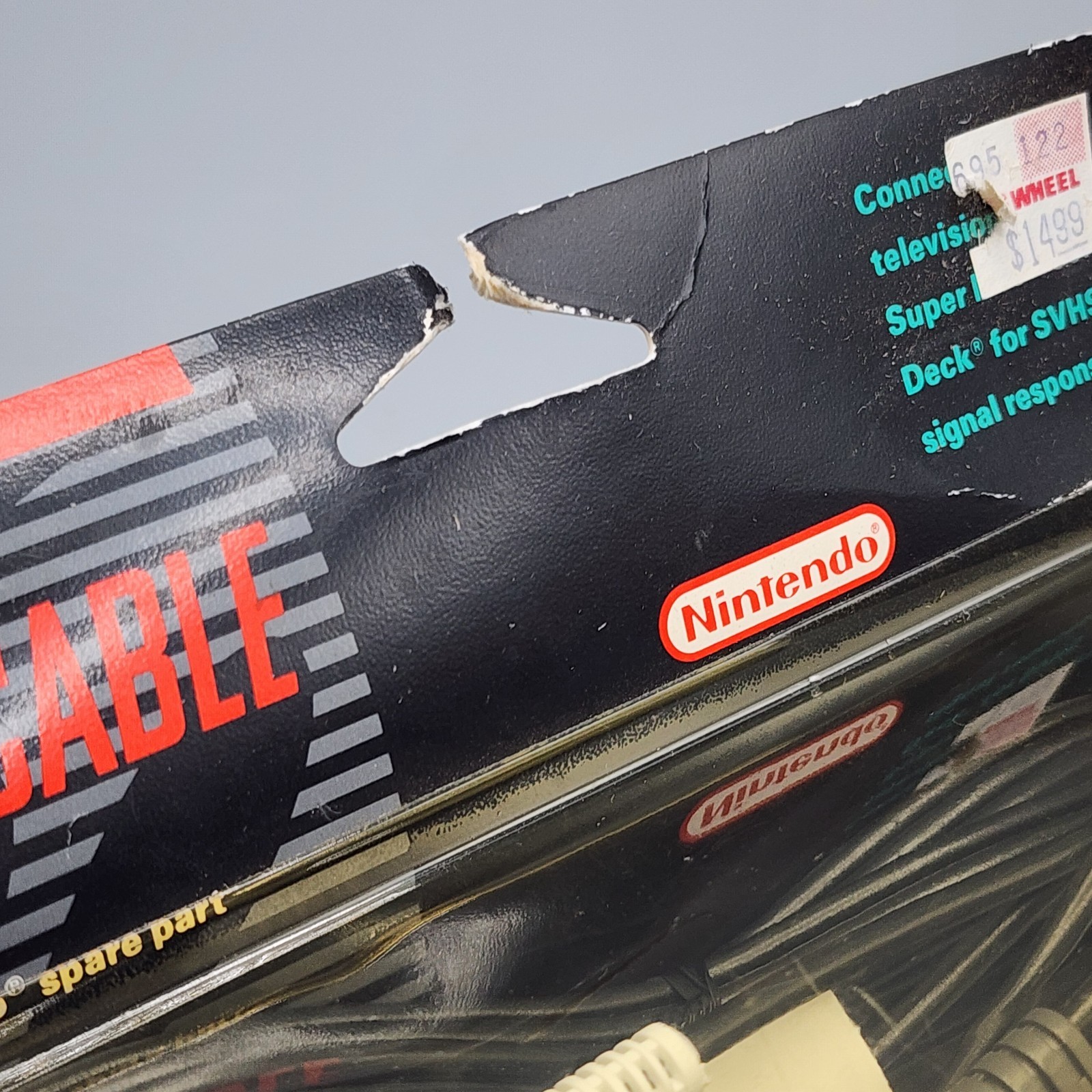 OEM Super Nintendo SNES SVHS TV A/V Cable NIP -Factory Sealed- N64/Gamecube NEW