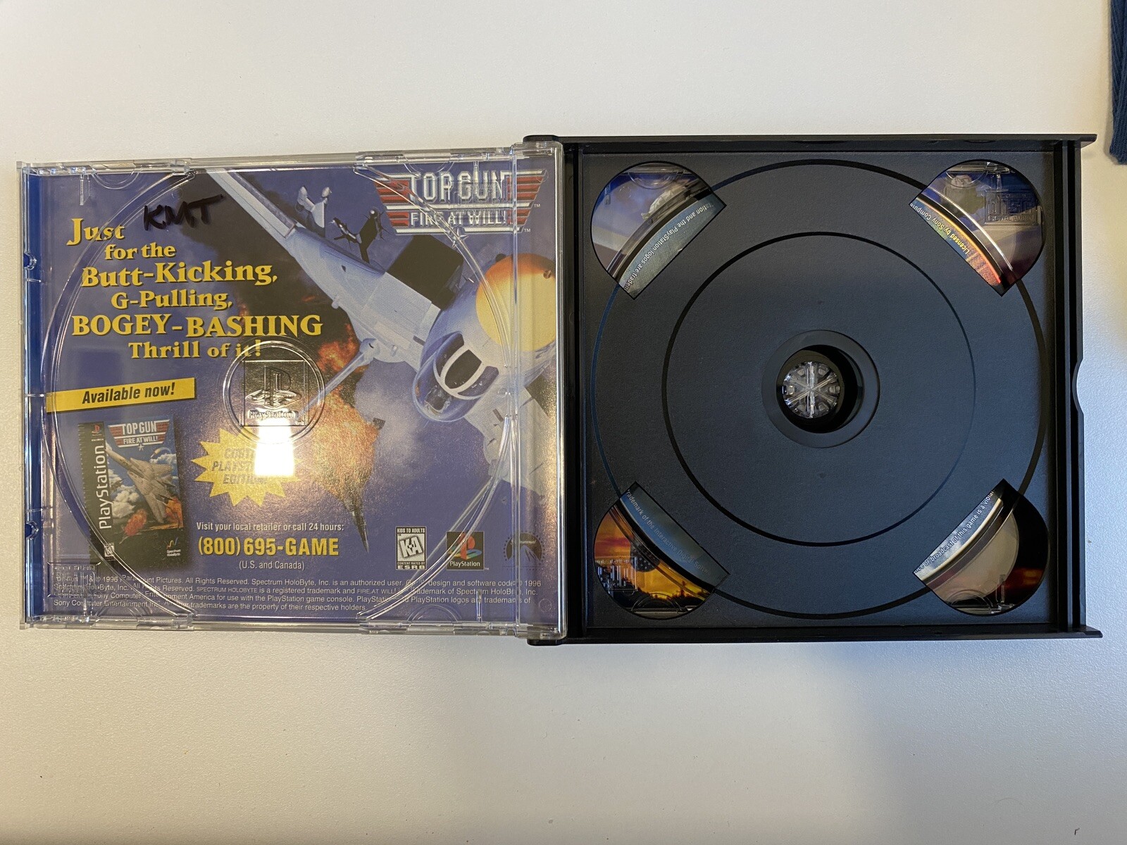 Gunship PlayStation 1, 1996. No manual. Tested, works.