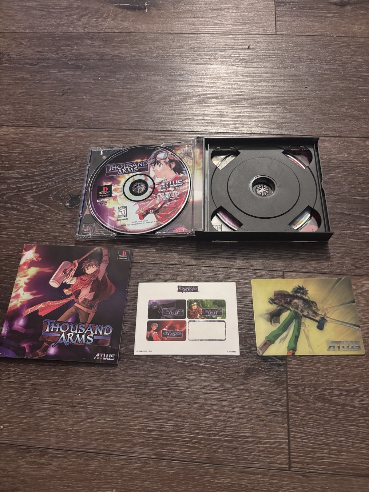 Black Label Thousand Arms PS1 CIB w/ Card and 3/4 Stickers