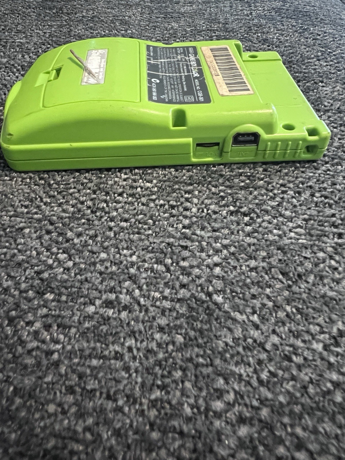 Nintendo Game Boy Color Kiwi Lime Green Handheld Console System For Parts