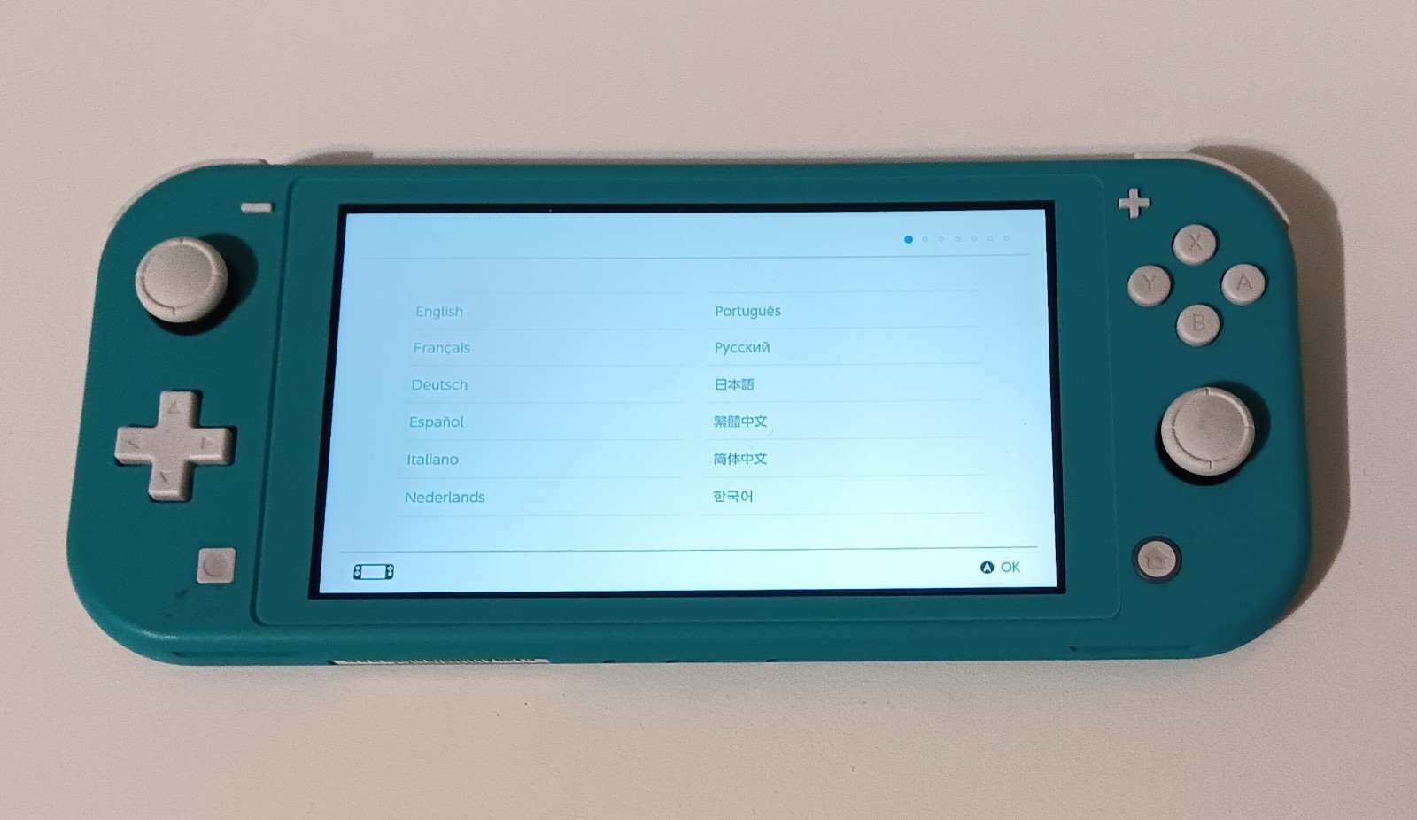 EXCELLENT USED Light Blue Turquoise Nintendo Switch Lite Game Console & MORE