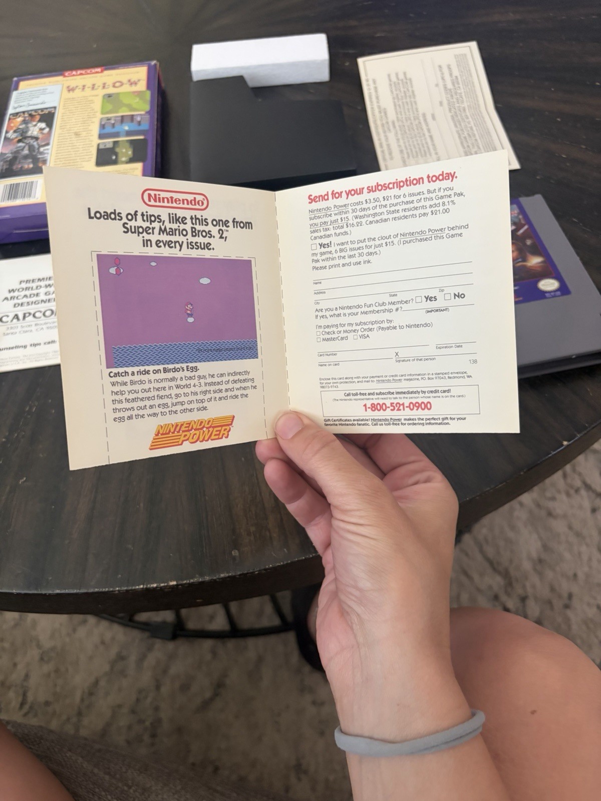 Nintendo NES Game Willow CIB Complete In Box