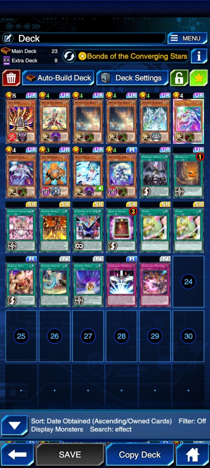 Yu GI OH DUEL LINKS IOS, ANDROID full meta tier list number one stardust dragon
