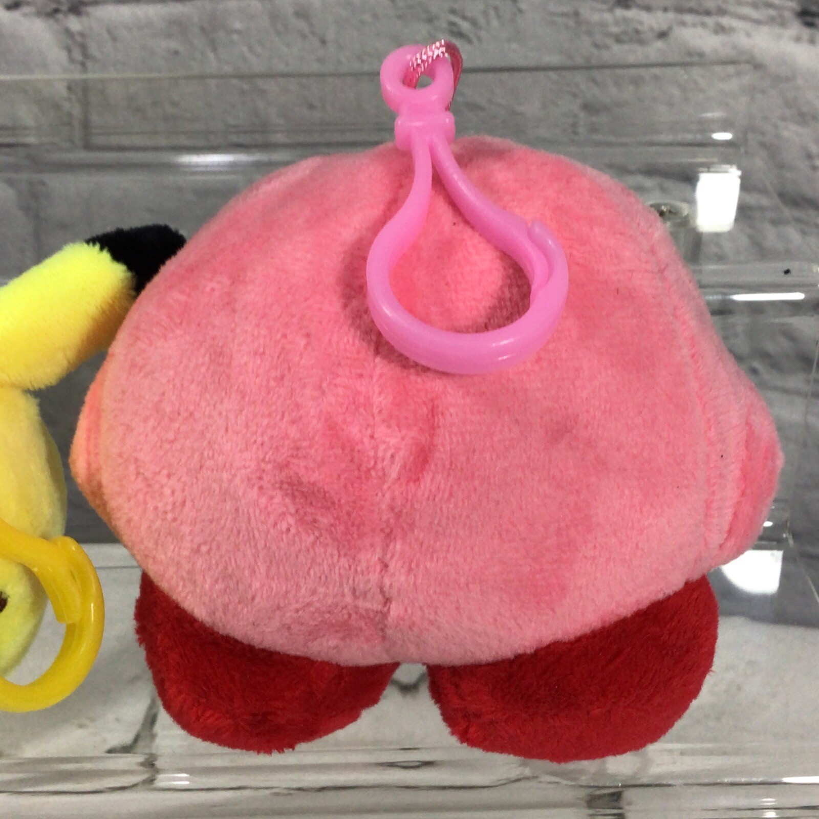 Nintendo Kirby Pokémon Pikachu Plush Backpack Clip Stuffed Retro Gamer Toys Lot