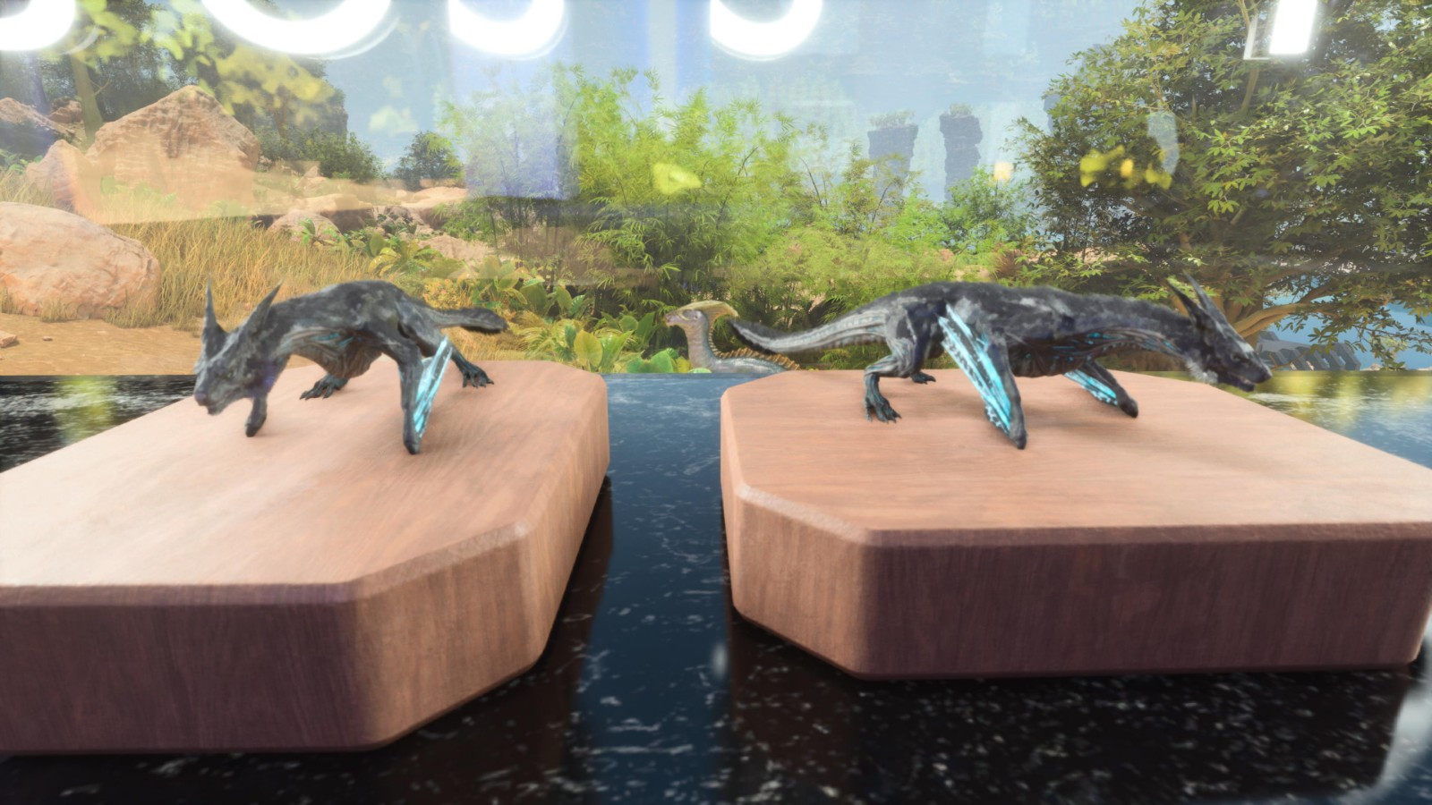 ARK ASA PVE OFFICIAL PAIR BABY MANAGARMR BLACK ID79 HIGH STATUS PC/XBOX/PS5