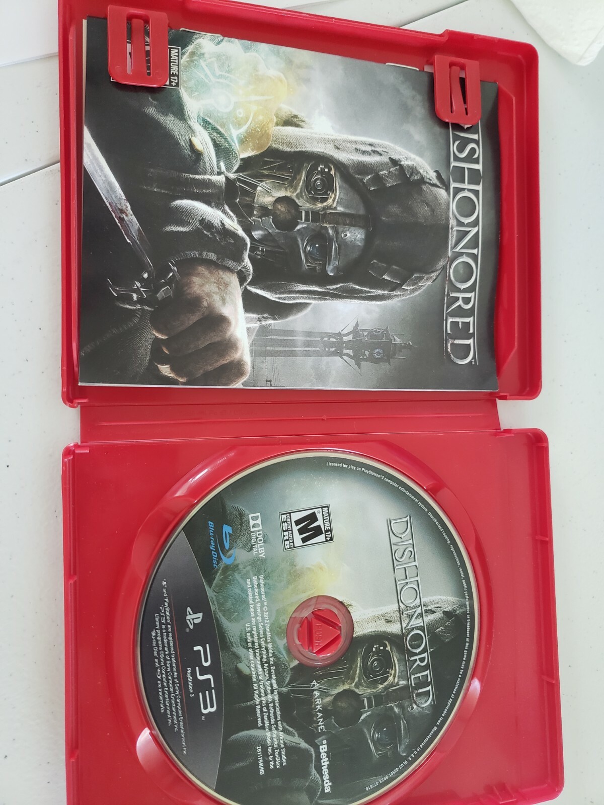 Dishonored (Sony PlayStation 3, 2012) PS3