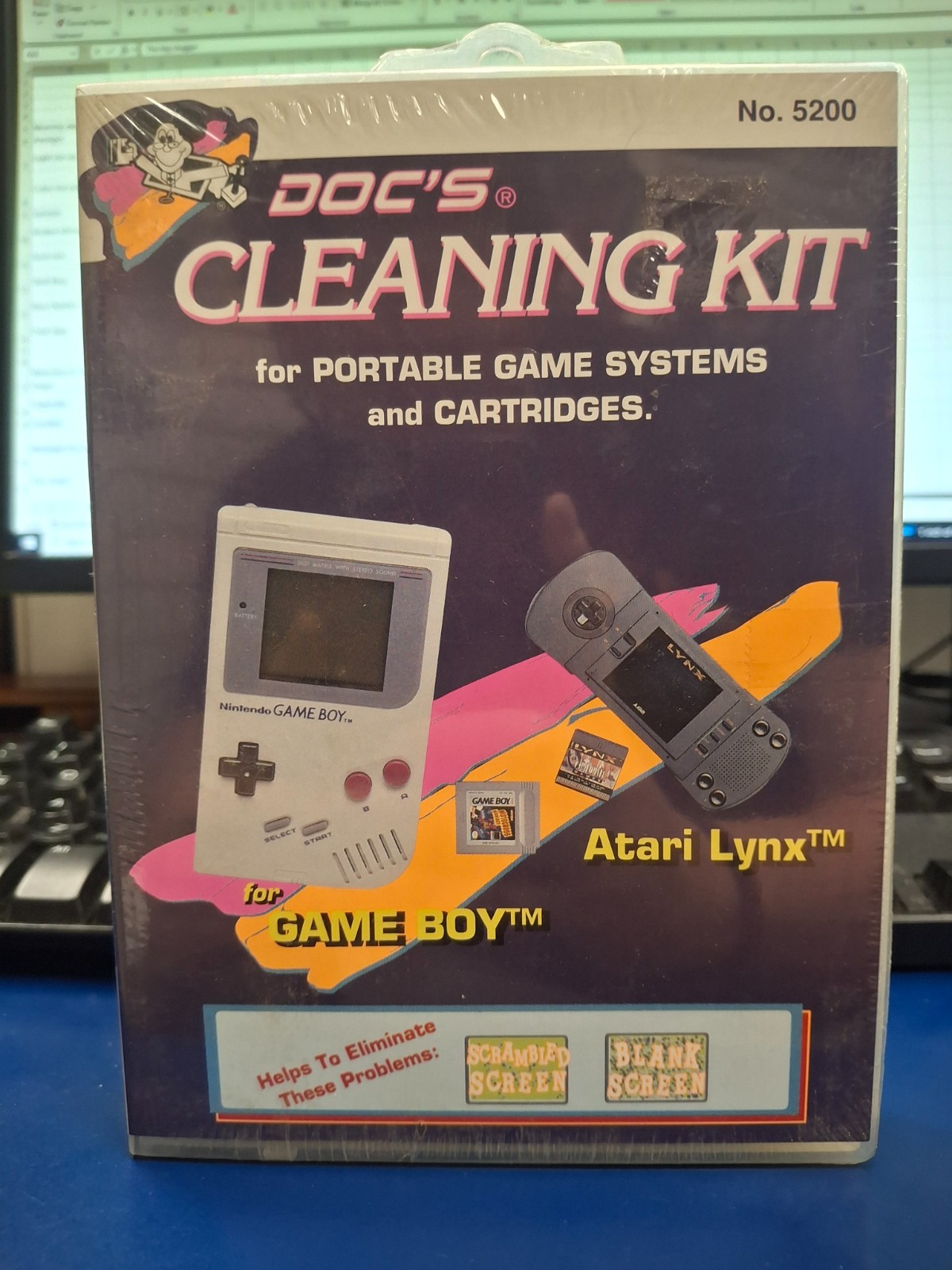 Vintage Doc’s Fix-A-Game Cleaning Kit System Set of 4 Game Repair