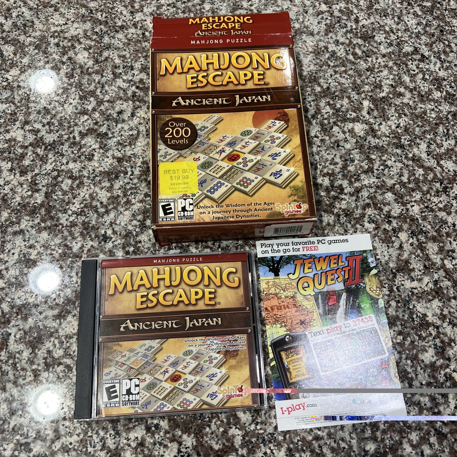 Mahjong Escape Ancient Japan in Jewel Case Good Condition