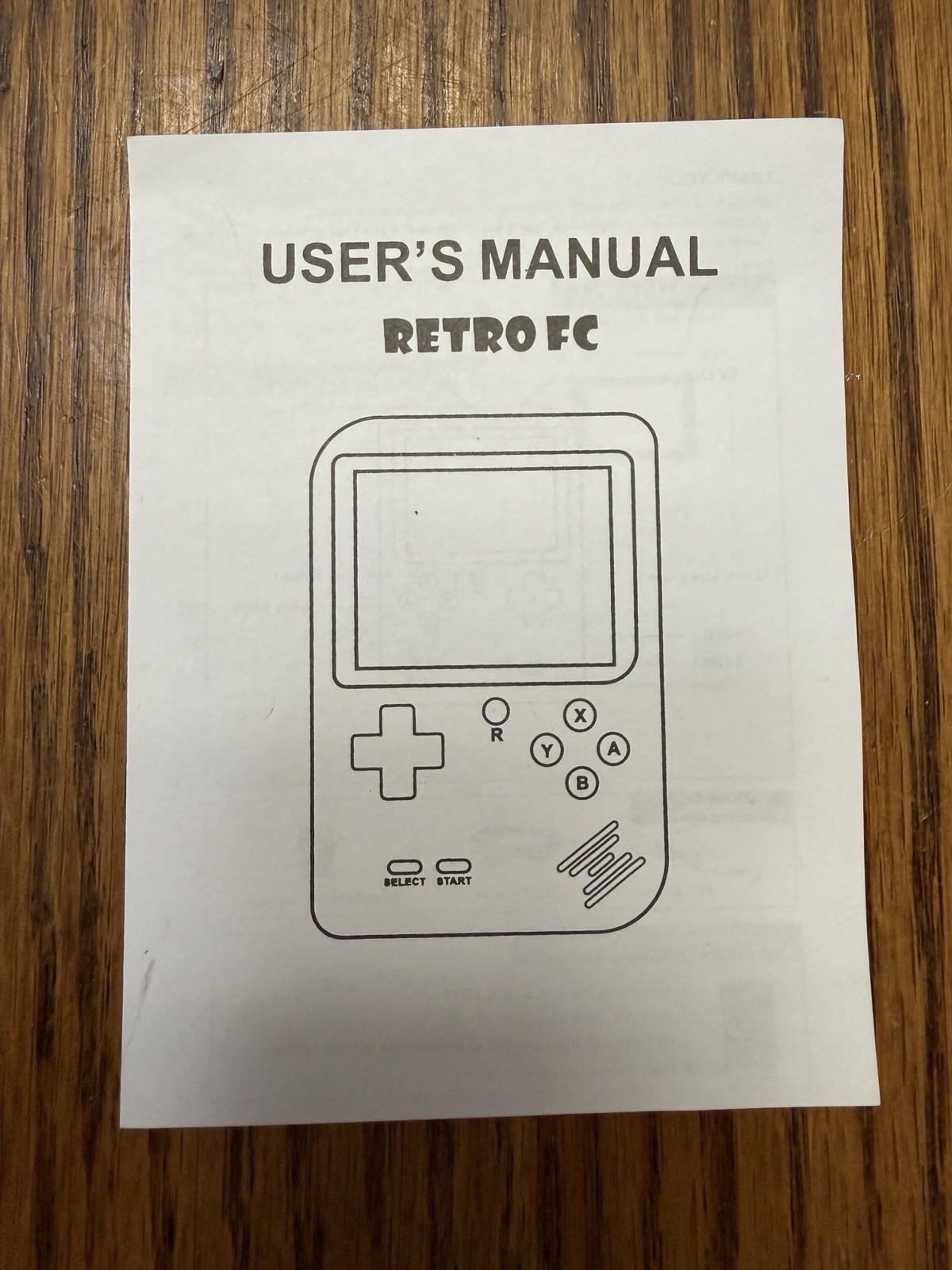 Retro FC Plus Portable Handheld Game Console Backlit Rechargeable TV Play Black