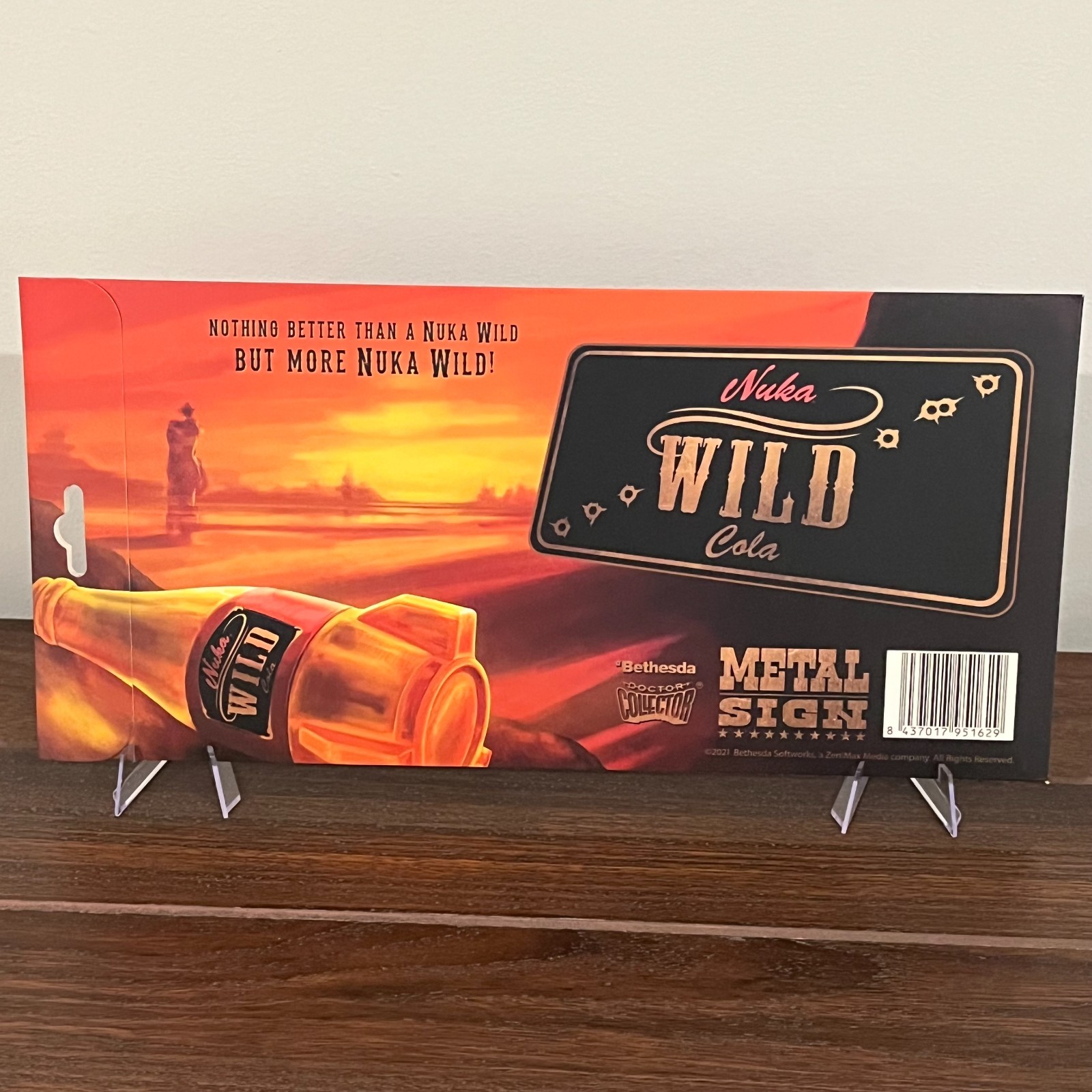 Doctor Collector Fallout Nuka-Cola Wild Metal Sign | Sealed