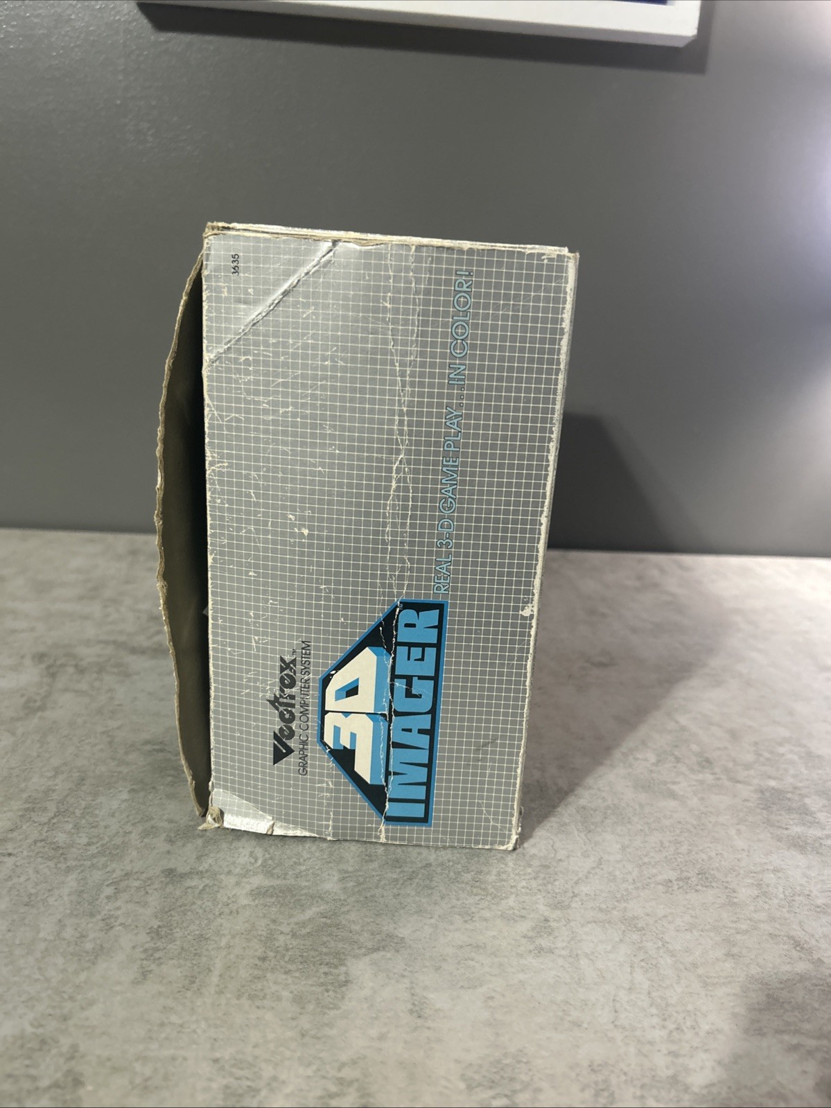 DEFECTIVE GCE Vectrex 3D Imager 1983 Rare with 3D MineStorm Complete CIB G3D