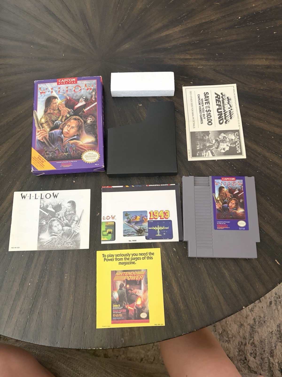 Nintendo NES Game Willow CIB Complete In Box