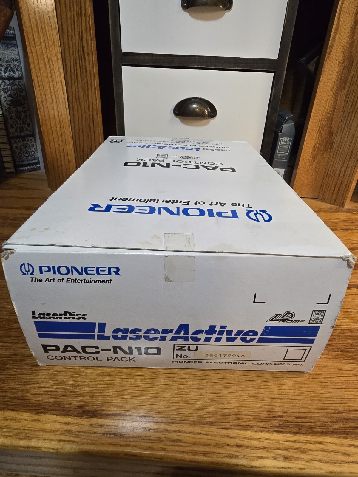 Pioneer LaserActive PAC-N10 TurboGrafx/CD LDROM Control Pack EXTREMELY RARE CIB