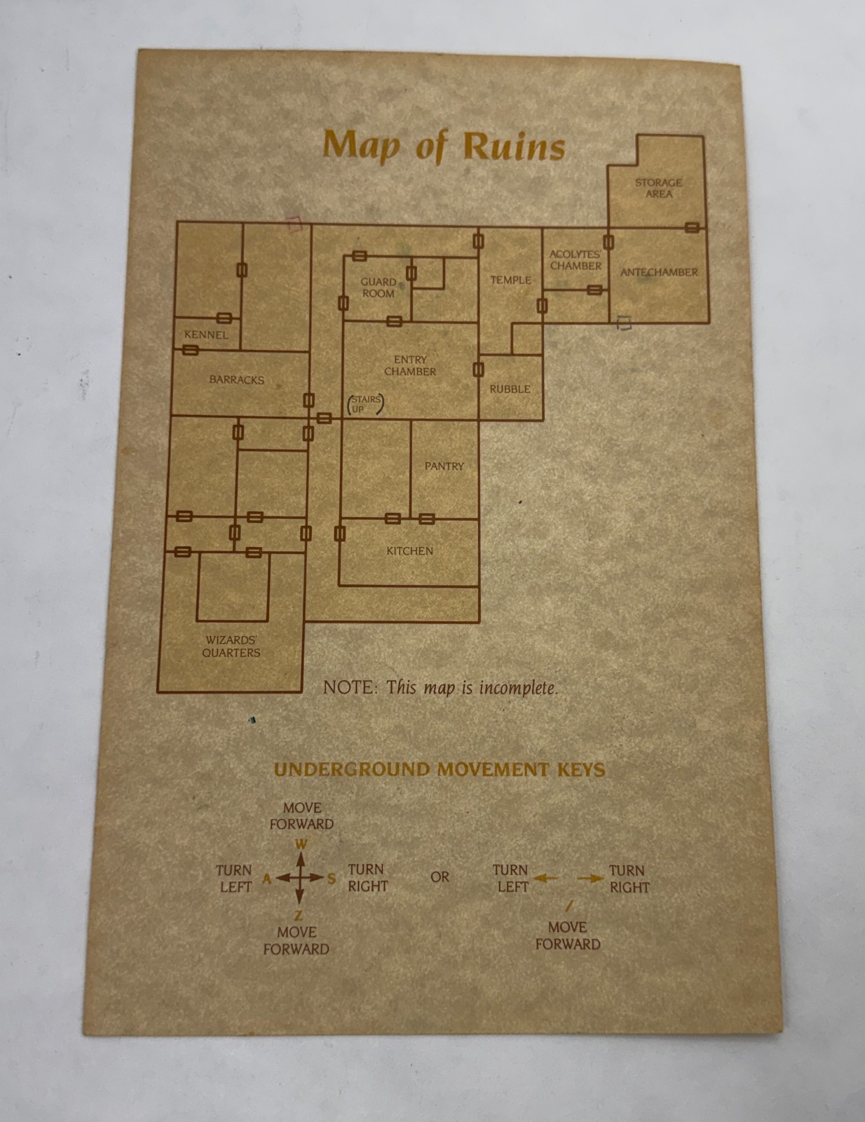 Realms of Darkness 1987 Apple II Complete CIB Game Floppy Disks Maps Untested