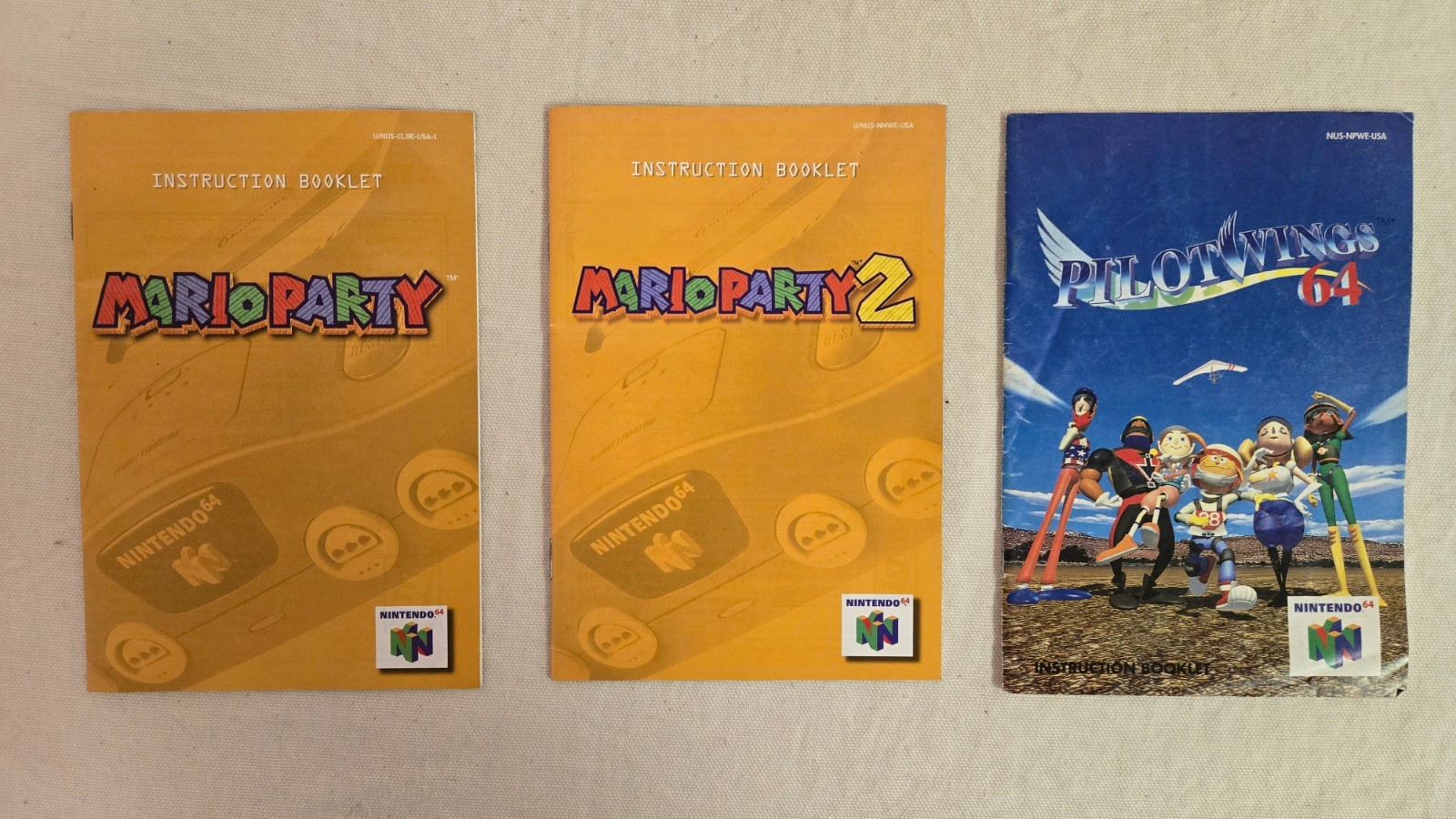 Nintendo 64 Manual Lot – You Pick – ~READ DESCRIPTION~