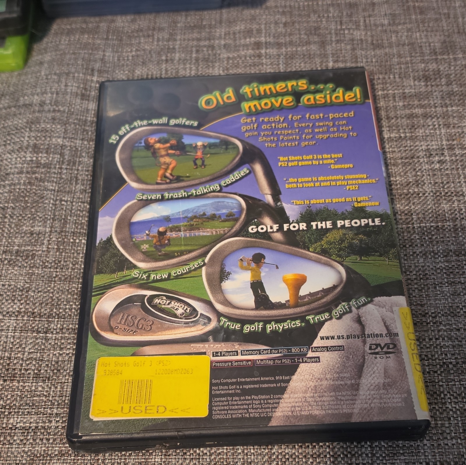Hot Shots Golf 3 Greatest Hits – PS2 Multiplayer w/ Manual E