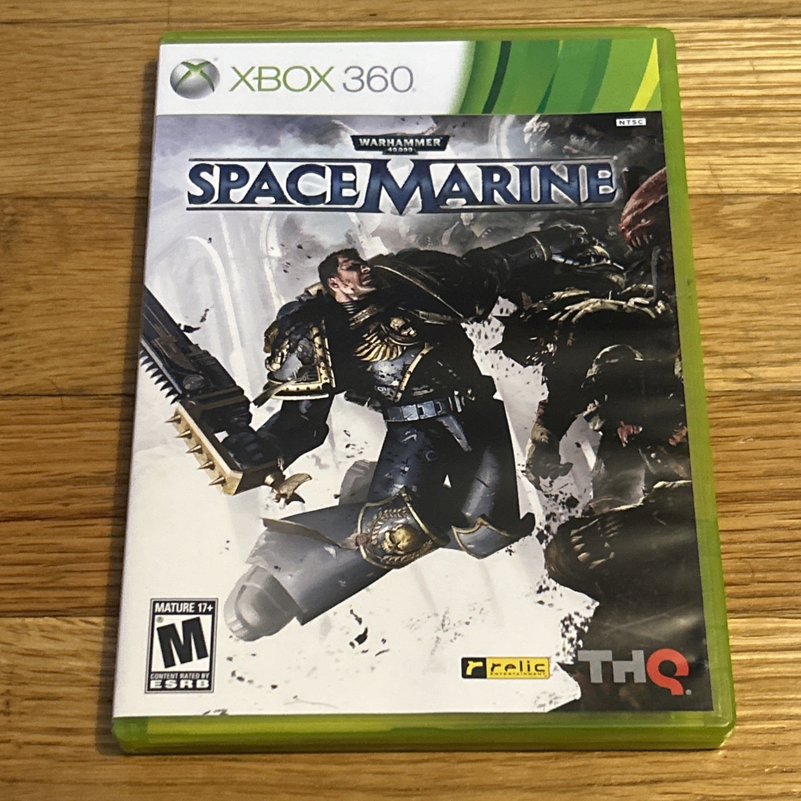 Warhammer 40,000 40k Space Marine Xbox 360 CIB Complete In Box with Manual