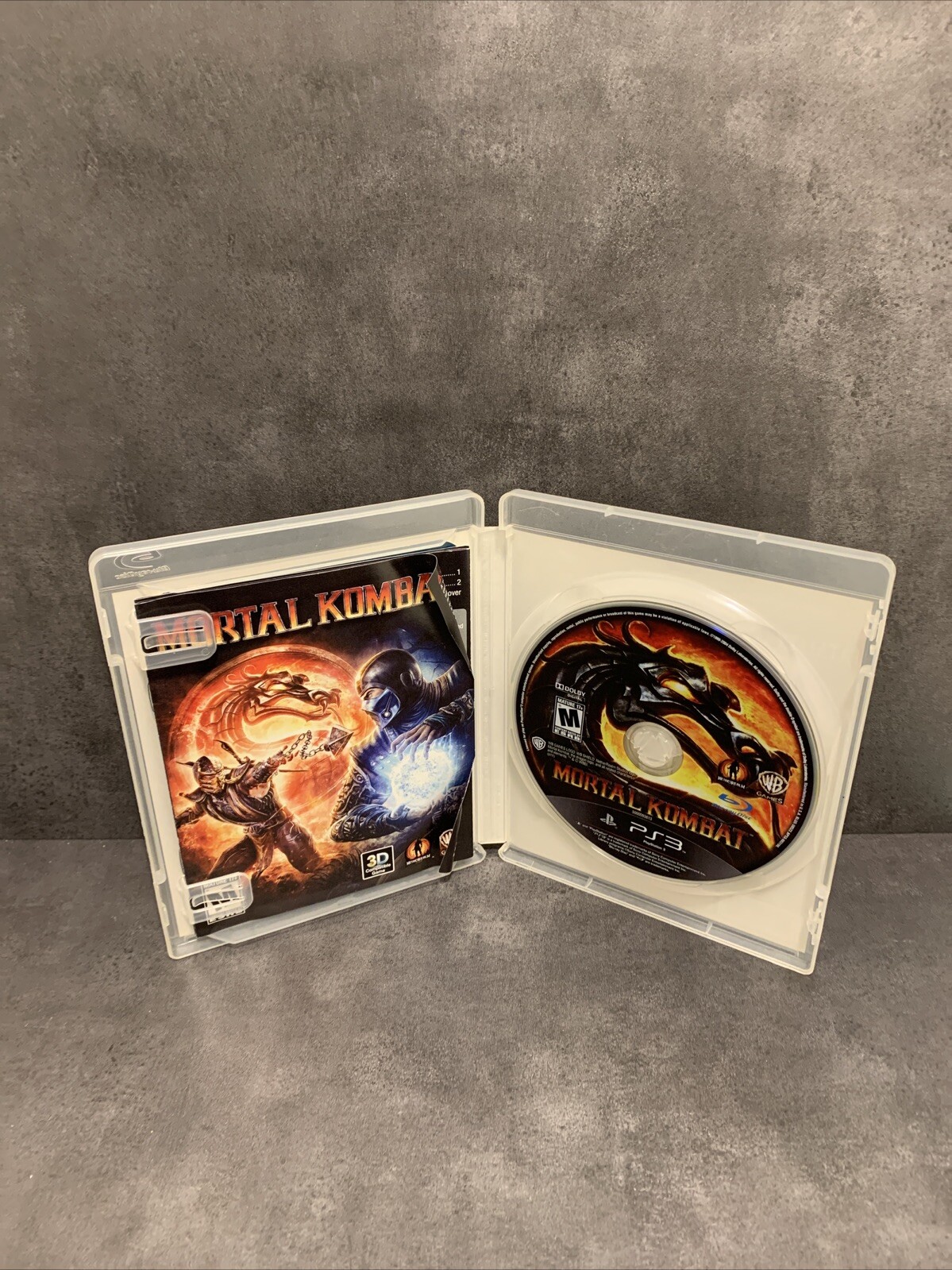 Mortal Kombat (Sony PlayStation 3) Tested w/ Manual Katalog & Unused Kombat Pass