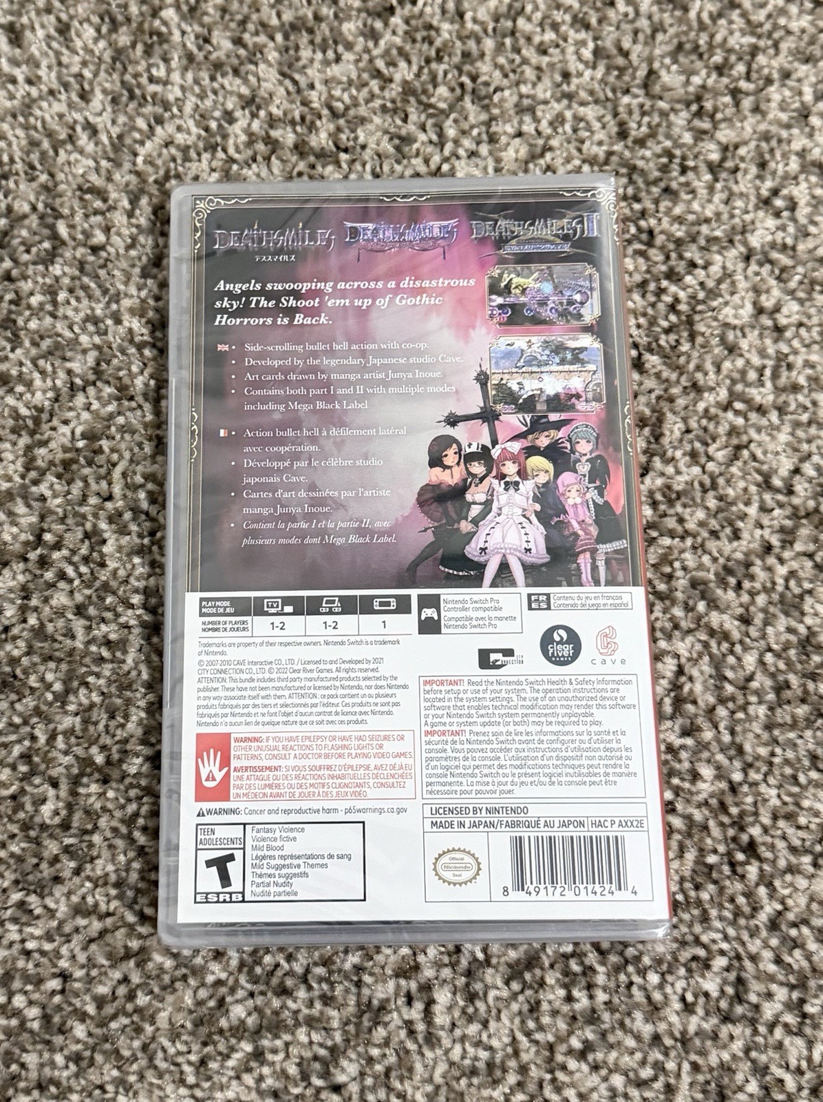 Deathsmiles I & II 1 2 – Nintendo Switch Brand New Sealed