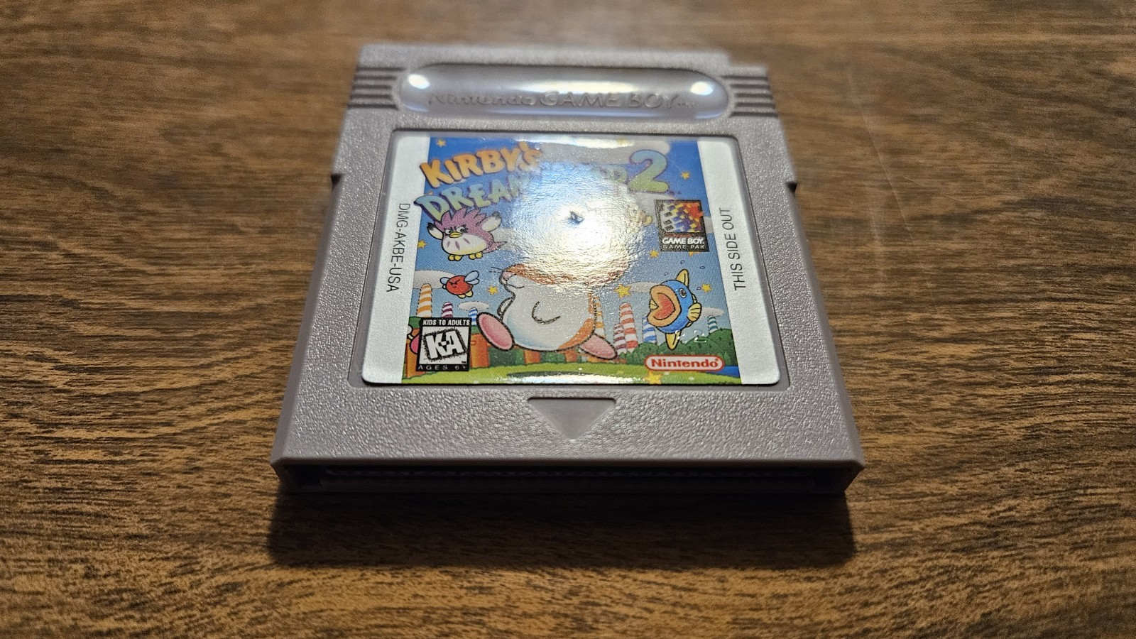Kirby’s Dream Land 2 Cartridge and Plastic Case Nintendo Game Boy GameBoy