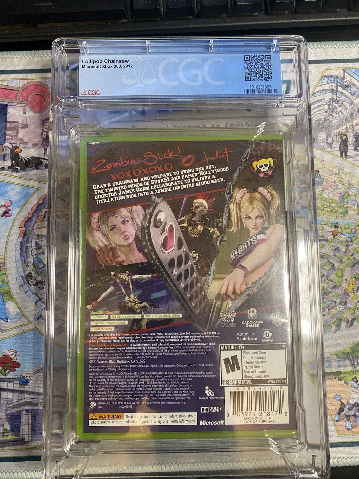 Lollipop Chainsaw Xbox 360 Sealed CGC 9.8 2012 M NTSC-U/C Hack & Slash