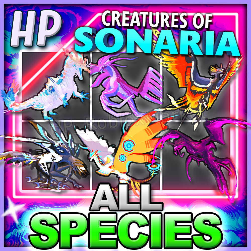 Creatures Of Sonaria 🐲 ALL ITEMS – [ SPECIES・MUSHROOM・TOKEN ]⚡FAST DELIVERY⚡cos