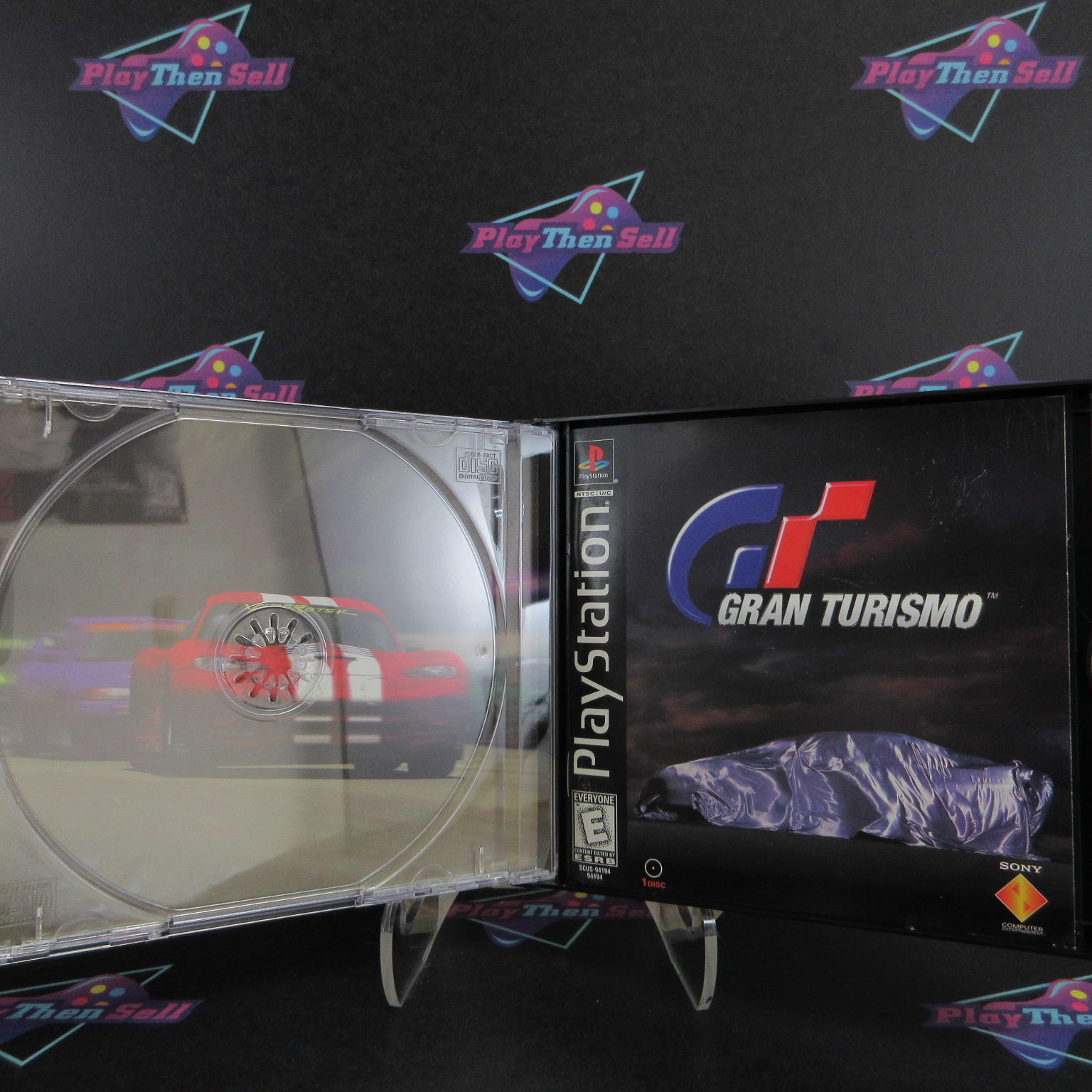 Refurbished Gran Turismo PS1 PlayStation 1 Black Label Complete – Excellent Cond