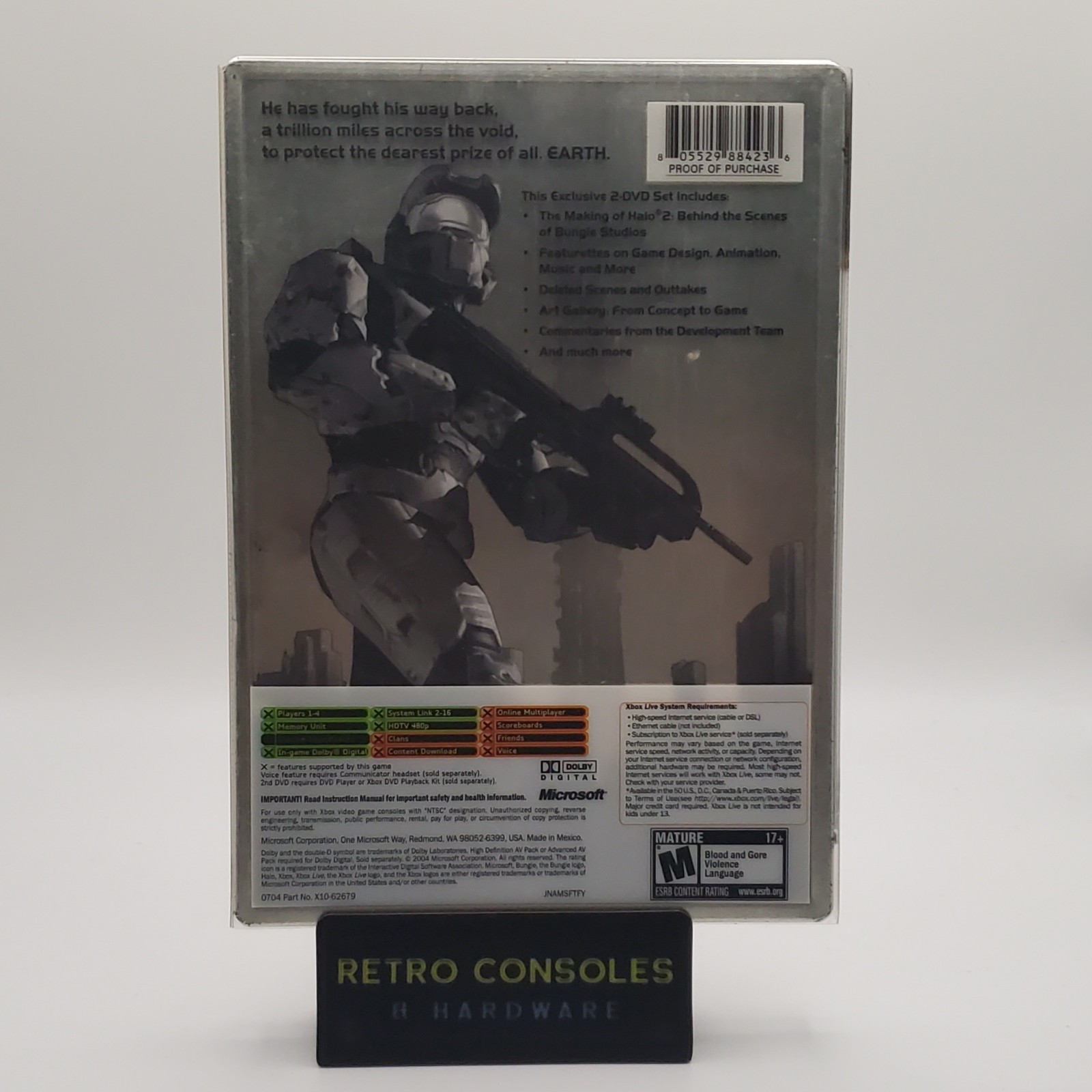 Halo 2: Limited Collector’s Edition Steelbook -Xbox, 2004) COMPLETE/Tested