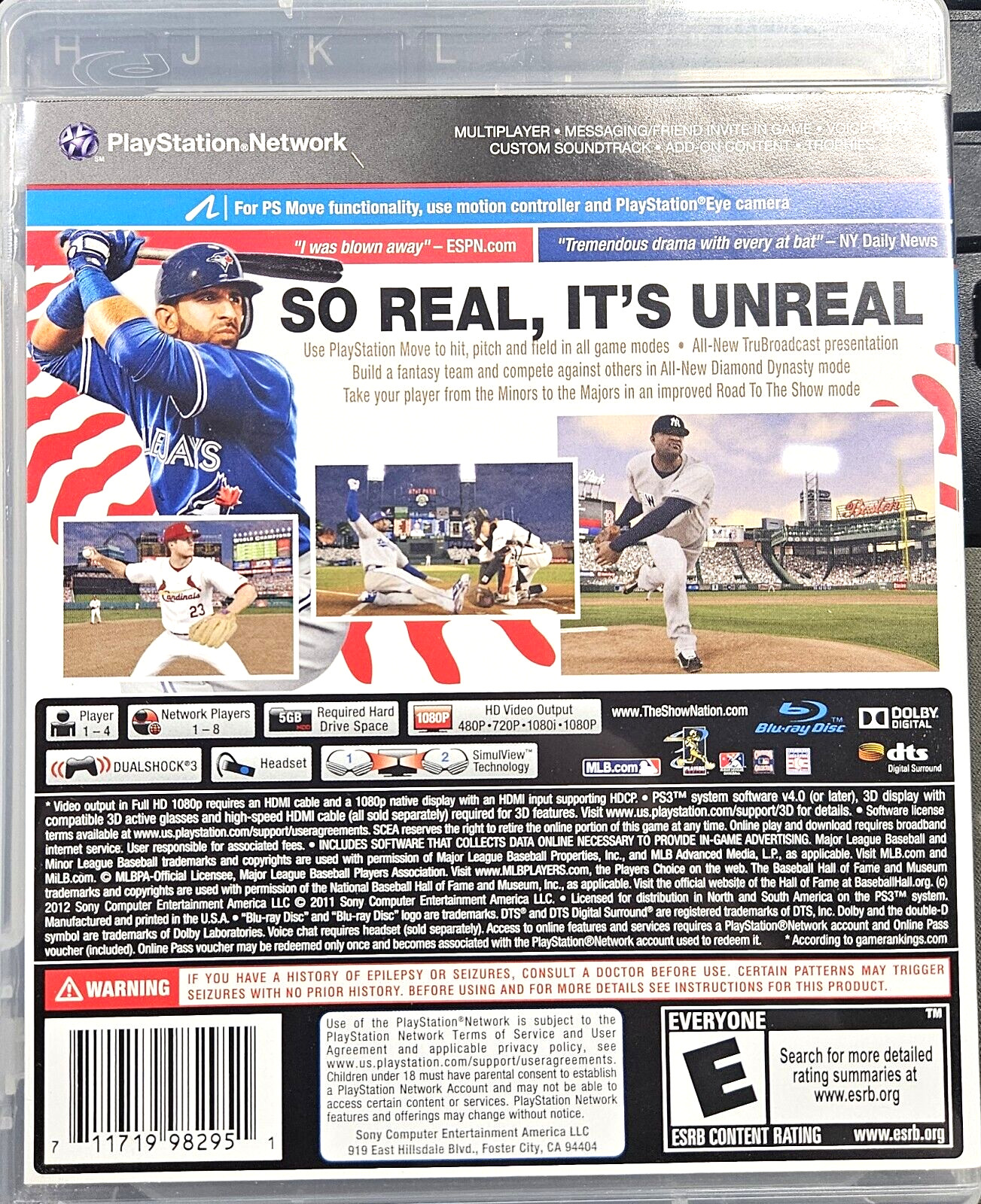 MLB 12: THE SHOW – PlayStation 3 (PS3)