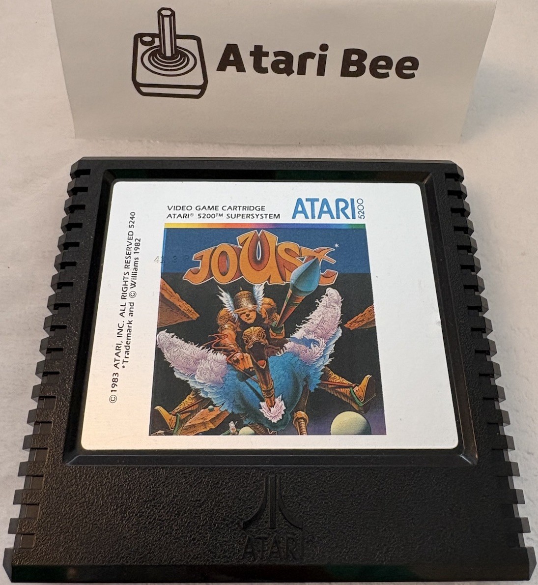 TESTED Joust VGC (Atari 5200, 1983) Game Cartridge – Video
