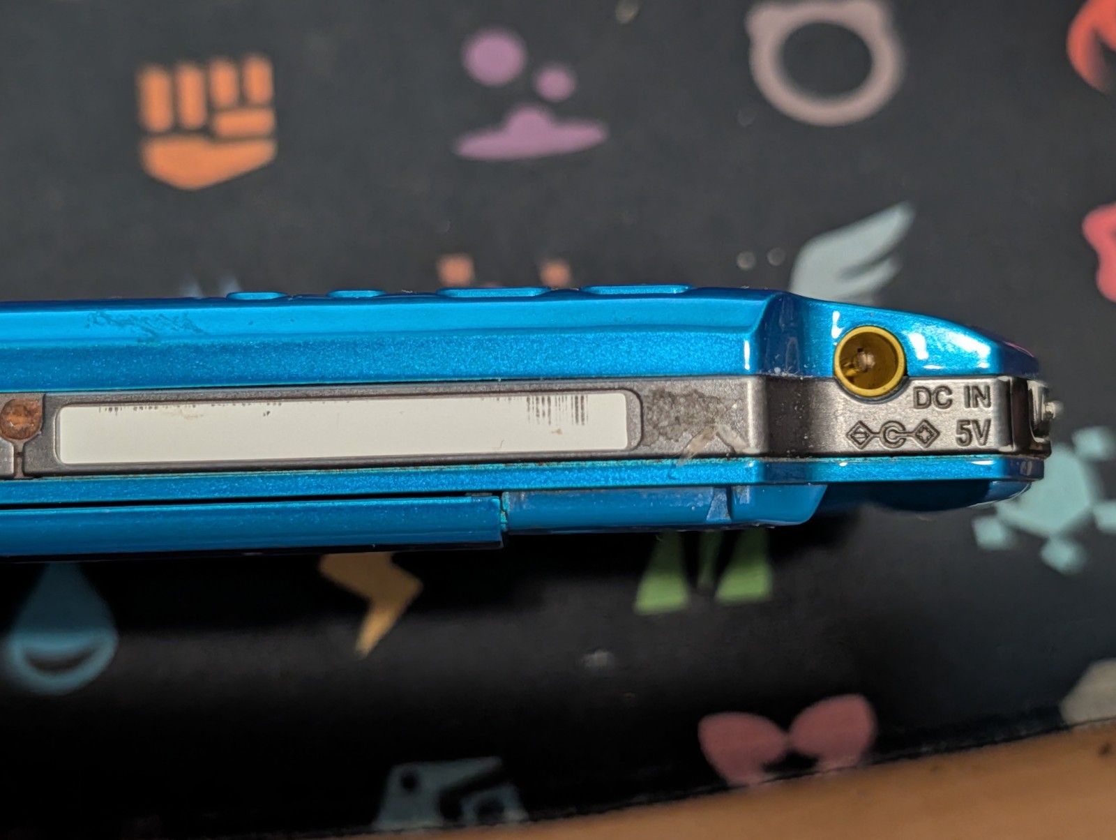 PSP 3000 Console For Parts Repair Broken Carnival Blue Japanese Version Import